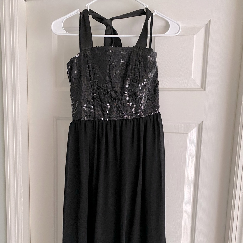 Black sequin strapless dress. Size 2. Target limited edition.
